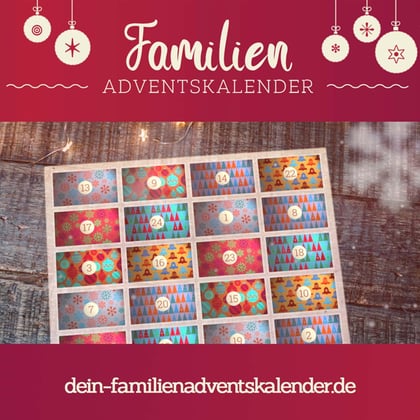 Video- Adventskalender 2021. Mit viel Wissenswertem über den Advent, Bastelanleitungen und mehr! Für den Zugang zum Adventskalender den Adventskalender anklicken.